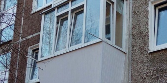 Балкон с выносом в три стороны